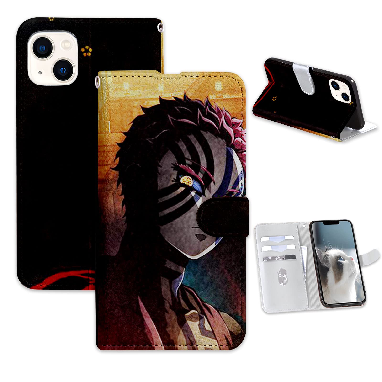 鬼滅の刃　手帳型スマホケース　2点 Amazon.co.jp: 鬼滅の刃 スマホ ケース 手帳型 iphone12pro ケース